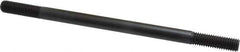 Jergens - 1/2-13 9" OAL Equal Double Threaded Stud - Alloy Steel, Black Oxide Finish, 1-1/2" Equal Thread Length - Top Tool & Supply