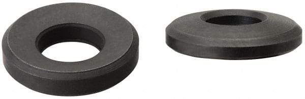 Gibraltar - 7/8" Bolt, Black Oxide, Case Hardened Steel, Spherical Washer Assembly - 1" Female, 15/16" Male Inside x 1-3/4" OD, 3/8" Thick, 2-1/2" Radius, 12L14 Grade - Top Tool & Supply