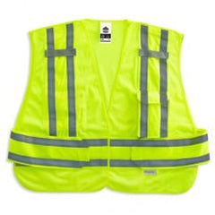 8244PSV 3XL+ LIME PUBLIC SAFETY VEST - Top Tool & Supply