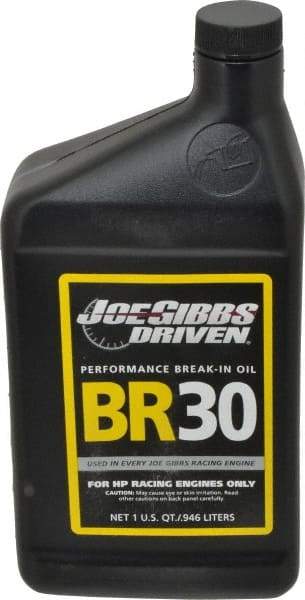 Joe Gibbs Driven Racing Oil - 1 Quart High Zinc Engine Break-In Oil - Grade 5W-30 - Top Tool & Supply