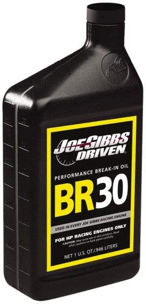 Joe Gibbs Driven Racing Oil - 1 Quart High Zinc Engine Break-In Oil - Grade 5W-30 - Top Tool & Supply