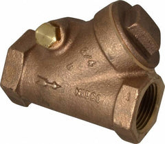 NIBCO - 3/4" Bronze Check Valve - Y-Pattern, FNPT x FNPT, 300 WOG - Top Tool & Supply