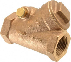 NIBCO - 3/4" Bronze Check Valve - Y-Pattern, FNPT x FNPT, 300 WOG - Top Tool & Supply