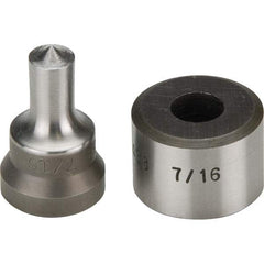 Enerpac - Hydraulic Punch Press Dies & Punches Type: Round Punch Diameter (mm): 11.10 - Top Tool & Supply