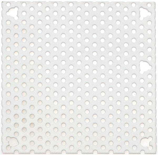 Cooper B-Line - 4-1/4" OAW x 4-1/4" OAH Powder Coat Finish Electrical Enclosure Perforated Panel - 6" x 6" Box, 16 Gauge Steel, Use with 664-1 - Top Tool & Supply