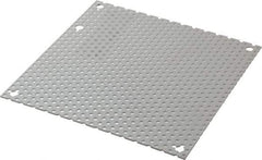 Cooper B-Line - 6-1/4" OAW x 6-1/4" OAH Powder Coat Finish Electrical Enclosure Perforated Panel - 8" x 8" Box, 16 Gauge Steel, Use with 884-1/886-1 - Top Tool & Supply