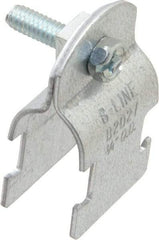 Cooper B-Line - 3/4" Pipe, 16 Gauge, Grade ASTM A1011," Pipe or Conduit Clamp - Zinc Plated, 400 Lb Capacity, All Conduit - Top Tool & Supply