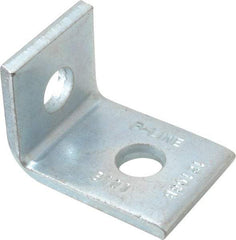 Cooper B-Line - Zinc Plated Carbon Steel 90° Strut Fitting - 1/2" Bolt, 2 Holes, Used with Cooper B Line Channel & Strut (All Sizes Except B62 & B72) - Top Tool & Supply