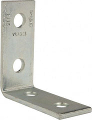 Cooper B-Line - Zinc Plated Carbon Steel 90° Strut Fitting - 1/2" Bolt, 4 Holes, Used with Cooper B Line Channel & Strut (All Sizes Except B62 & B72) - Top Tool & Supply