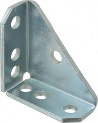 Cooper B-Line - Zinc Plated Carbon Steel 90° Gusset Strut Fitting - 7 Holes, Used with Cooper B Line Channel & Strut (All Sizes Except B62 & B72) - Top Tool & Supply