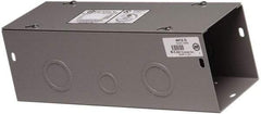 Cooper B-Line - 6" High x 152mm Wide x 12" Long, Screw Mount Solid Wall Wire Duct - Gray, 3 (Bottom) & 3 (Top) Knockouts, Screw Cover, Steel - Top Tool & Supply