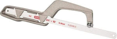 Stanley - 10" Hacksaw - 1" Throat Depth, Cast Aluminum Handle, Aluminum D-Style Handle - Top Tool & Supply