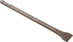 Ingersoll-Rand - 1" Head Width, 12" OAL, 1-1/8" Shank Diam, Scaling Chisel - CP Shank, Steel - Top Tool & Supply