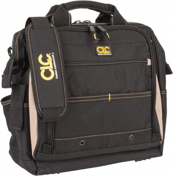 CLC - 33 Pocket Tan & Black Polyester Tool Bag - 13" Wide x 7" Deep x 13" High - Top Tool & Supply