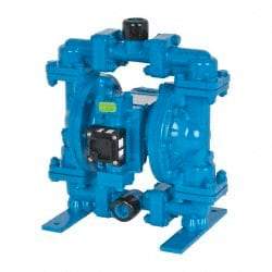 SandPIPER - 1/2" NPT, Metallic, Air Operated Diaphragm Pump - Buna-N Diaphragm, Aluminum Housing - Top Tool & Supply