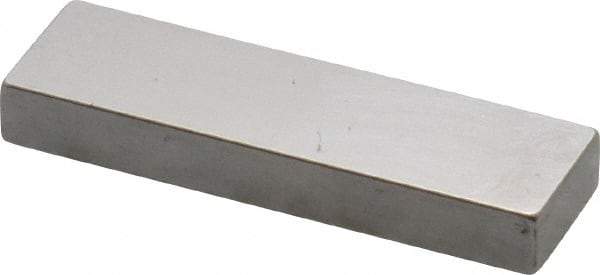 Mitutoyo - 0.149" Rectangular Steel Gage Block - Accuracy Grade 0, Includes Certificate of Inspection - Top Tool & Supply