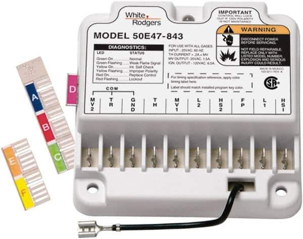 White-Rodgers - 24 VAC, 0.45 Amp, Universal Nonintegrated Hot Surface Ignition Module - For Use with Gas Fired Nonintegrated Ignition Controls - Top Tool & Supply