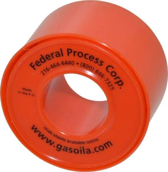 Federal Process - 1" Wide x 520" Long General Purpose Pipe Repair Tape - 3 mil Thick, -450 to 550°F, White - Top Tool & Supply