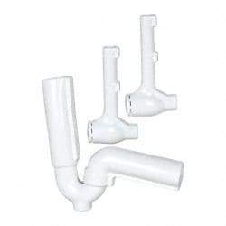 Federal Process - 1-1/2 Inch Pipe, Protect-a-trap Cover - White, PVC - Top Tool & Supply