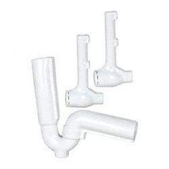 Federal Process - 1-1/2 Inch Pipe, Protect-a-trap Cover - White, PVC - Top Tool & Supply