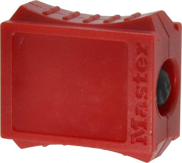 Master Lock - 3/4 Wide, Prong-Covering Plug Lockout - 110/120 Volt, 3/4 Max Cord Diam, Includes Labels, English/French/Spanish - Top Tool & Supply