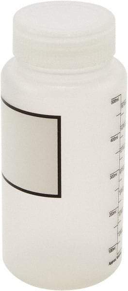 Dynalon Labware - 500 mL Wide-Mouth Bottle - Polypropylene, Translucent, 6-1/2" High x 3" Diam, 55mm Cap - Top Tool & Supply