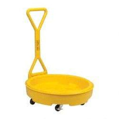 Eagle - Mobile Spill Containment Type: Wheeled Drum Tray w/Handle Number of Drums: 1 - Top Tool & Supply