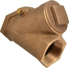 NIBCO - 2" Bronze Check Valve - Y-Pattern, FNPT x FNPT, 400 WOG - Top Tool & Supply