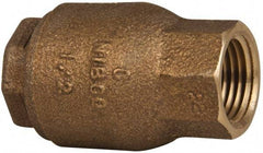 NIBCO - 1/2" Bronze Check Valve - Inline, FNPT x FNPT, 250 WOG - Top Tool & Supply