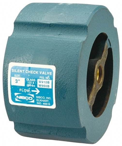 NIBCO - 5" Cast Iron Check Valve - Wafer, 200 WOG - Top Tool & Supply