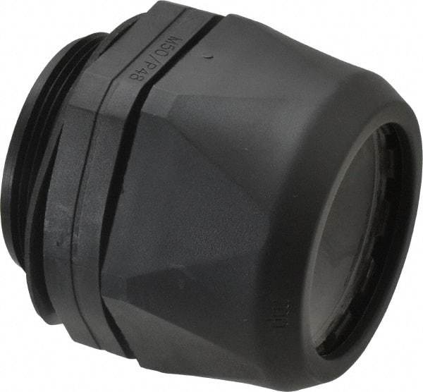 Murrplastik - 2" Trade, Nylon Compression Straight Liquidtight Conduit Connector - Noninsulated - Top Tool & Supply