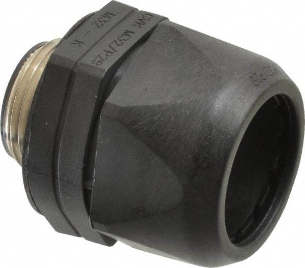 Murrplastik - 1" Trade, Nylon Compression Straight Liquidtight Conduit Connector - Noninsulated - Top Tool & Supply