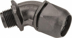 Murrplastik - 3/8" Trade, Nylon Compression Angled Liquidtight Conduit Connector - Noninsulated - Top Tool & Supply