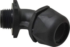 Murrplastik - 1/2" Trade, Nylon Compression Angled Liquidtight Conduit Connector - Noninsulated - Top Tool & Supply