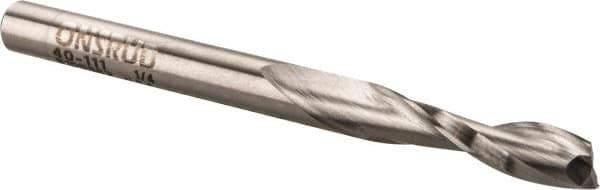 Onsrud - 1/4" Cutting Diam x 1" Length of Cut, 2 Flute, Upcut Spiral Router Bit - Uncoated, Right Hand Cut, High Speed Steel, 3" OAL x 1/4" Shank Diam, Double Edge, 19 to 32° Helix Angle - Top Tool & Supply