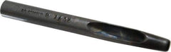 Made in USA - 7/32" Hollow Punch - 4" OAL, Steel - Top Tool & Supply