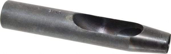 Made in USA - 3/8" Hollow Punch - 4" OAL, Steel - Top Tool & Supply