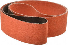 3M - 3" Wide x 132" OAL, 36 Grit, Ceramic Abrasive Belt - Ceramic, Very Coarse, Coated, YF Weighted Cloth Backing, Wet/Dry, Series 777F - Top Tool & Supply