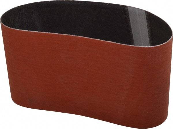 3M - 3-1/2" Wide x 15-1/2" OAL, 120 Grit, Ceramic Abrasive Belt - Ceramic, Fine, Coated, Y Weighted Cloth Backing, Wet/Dry, Series 777F - Top Tool & Supply