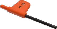 Kennametal - T20 Torx Drive, Flag Handle Driver for Indexable End Mills - Compatible with Insert Screws - Top Tool & Supply