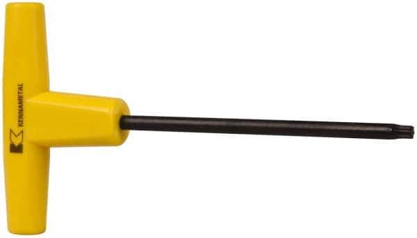 Kennametal - T25 Torx Drive, T Handle Driver for Indexable Slotting Cutter - Compatible with Cartridge Screws - Top Tool & Supply