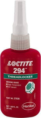 Loctite - 50 mL, Green, High Strength Liquid Threadlocker - 24 hr Full Cure Time - Top Tool & Supply