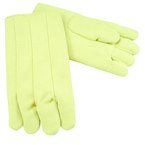 14" High Temperature Fiberglass Gloves - Wool Lined - Yellow - Top Tool & Supply