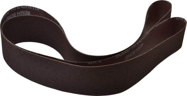 Norton - 2" Wide x 72" OAL, 100 Grit, Aluminum Oxide Abrasive Belt - Aluminum Oxide, Fine, Coated, X Weighted Cloth Backing, Series R228 - Top Tool & Supply