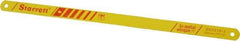 Starrett - 12" Long, 18 Teeth per Inch, Bi-Metal Power Hacksaw Blade - Toothed Edge, 5/8" Wide x 0.032" Thick - Top Tool & Supply