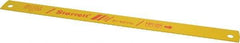 Starrett - 14" Long, 10 Teeth per Inch, Bi-Metal Power Hacksaw Blade - Toothed Edge, 1-1/8" Wide x 0.05" Thick - Top Tool & Supply