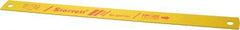 Starrett - 14" Long, 14 Teeth per Inch, Bi-Metal Power Hacksaw Blade - Toothed Edge, 1-1/8" Wide x 0.05" Thick - Top Tool & Supply