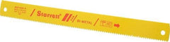 Starrett - 14" Long, 6 Teeth per Inch, Bi-Metal Power Hacksaw Blade - Toothed Edge, 1-3/8" Wide x 0.062" Thick - Top Tool & Supply