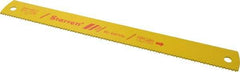 Starrett - 14" Long, 6 Teeth per Inch, Bi-Metal Power Hacksaw Blade - Toothed Edge, 1-5/8" Wide x 0.075" Thick - Top Tool & Supply