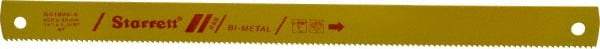 Starrett - 18" Long, 6 Teeth per Inch, Bi-Metal Power Hacksaw Blade - Toothed Edge, 1-3/8" Wide x 0.062" Thick - Top Tool & Supply